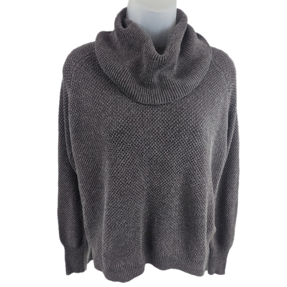 Artisan NY Cowl Neck Turtleneck Cropped Sweater Sz Small - Picture 1 of 9